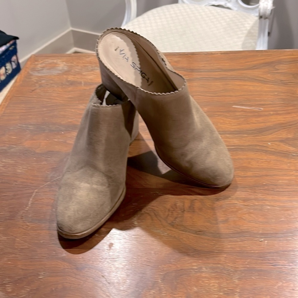 Via Spiga Ella Suede Slipons